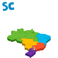 Santa Catarina Brazil Sticker by Tio Ge