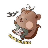 Singapore Squirrel Sticker