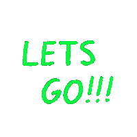 Lets Go Letsgoooo Sticker by Sid The Cat