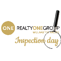 CorcoranHomeTeam inspection magnifying glass inspection day realty one Sticker