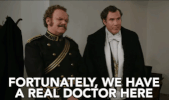 doctor johncreilly GIF by Holmes & Watson