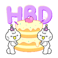 Happy Birthday Dancing Sticker by Mikitti