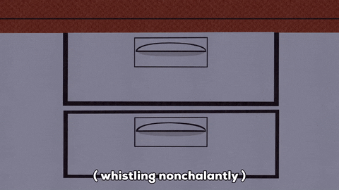 wall drawers GIF by South Park 