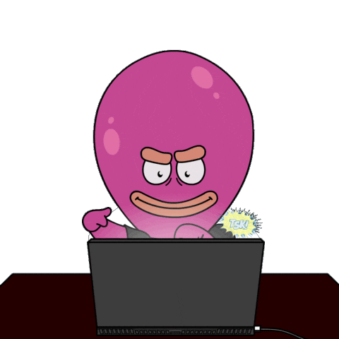 Computer Click Sticker by Octo Gaming