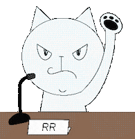 Angry Cat Sticker