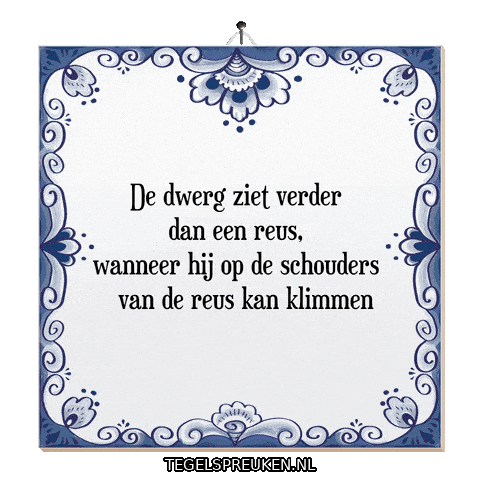 Nl Wijsheid Sticker by Tegelspreuken.nl