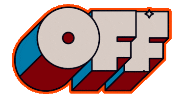 Offset Bye Bye Sticker by Mat Voyce