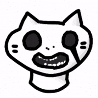Cat White Face GIF