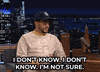 Jimmy Fallon Idk GIF by The Tonight Show Starring Jimmy Fallon