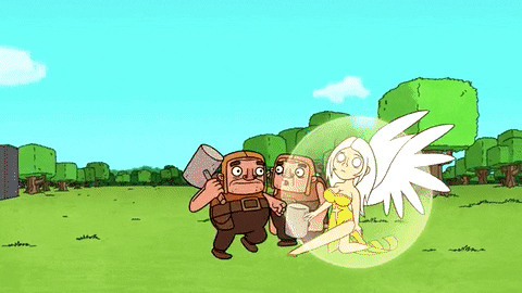 clash of clans falling GIF by Clasharama