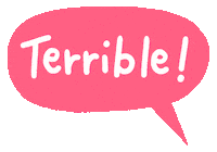 Terrrible Sticker by Linzie Hunter