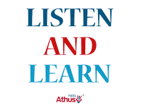 Listen English Sticker by Athusidiomasbrasil