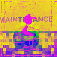 michaelpaulukonis glitch yellow color colour GIF