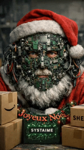 Santa Noel GIF by systaime