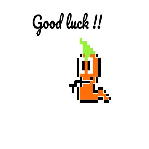 Jump Good Luck Sticker by CryptoWorm