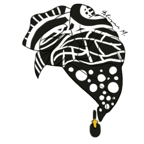 Muslim Hijab Sticker by Artisan Malaysia