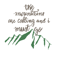Adventure Mountains Sticker by TMinspired