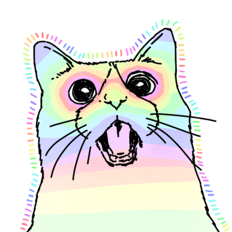 Tripping Acid Trip Sticker by PHAZED