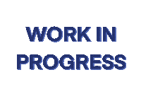 Work In Progress Sticker by achtpunktdrei