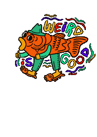 Coddies fish fishing fishy coddies Sticker