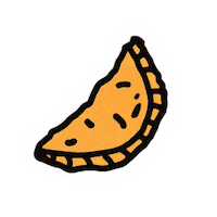 Foodie Turnover Sticker by Salón Boricua