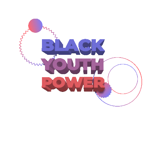 Black Power Activism Sticker by Youth Action Hour