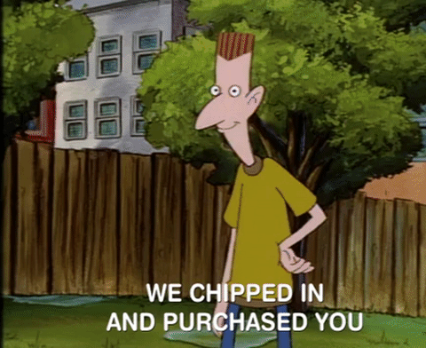 hey arnold nicksplat GIF