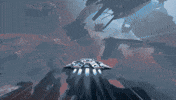 Outer Space Spaceship GIF