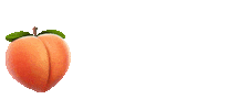 Peach Squat Sticker by AYBL