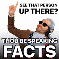 Pointing Up The Truth GIF