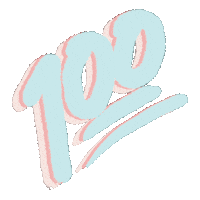 ameliatylerdesigns 100 hundred Sticker