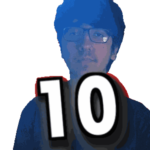 Number 10 X Sticker