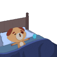 Good Night Snooze Sticker by The Plooshies
