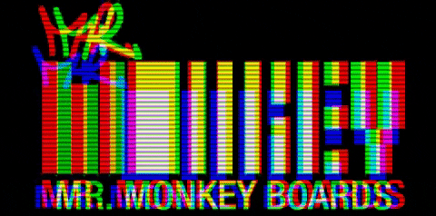 mrmonkeycorp giphygifmaker monkey panama balance board GIF