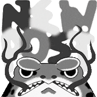 Angry Fire Sticker