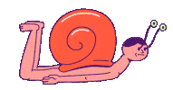 Man Snail Sticker by Juan Billy