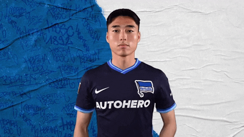 South Korea Football GIF by Hertha BSC