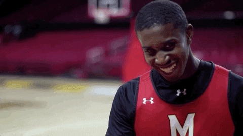 college basketball smile GIF by Maryland Terrapins