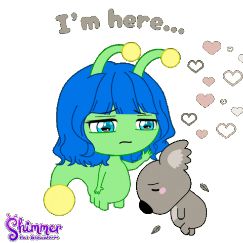 Sad Mental Health Sticker by ShimmertheGlowworm