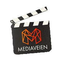 Mediaveien alta clapperboard markedsføring nordnorge Sticker