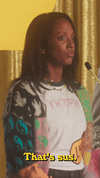 Suspicious GIF by The Vibe is Right