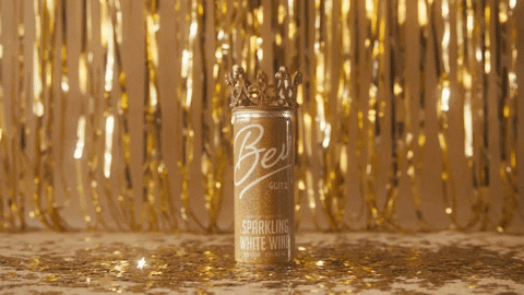 New Year Wine GIF by Paxeros