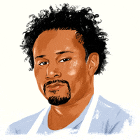 Black Men Smile GIF by merylrowin