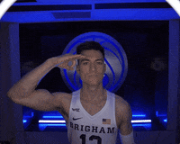 Byu Basketball Go Cougs GIF by BYU Cougars