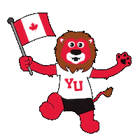 Flag Canada Sticker by York University