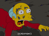 Scared Episode 8 GIF by The Simpsons