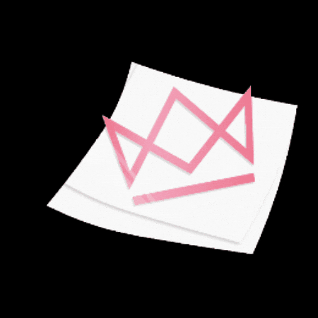 dtf-king pink sticker king transfer GIF