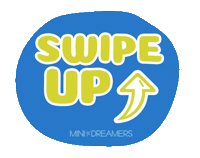 MiniDreamersKids fashion swipe up kids shop Sticker