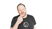 man eat Sticker by shapefruit