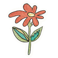 Flower Sticker